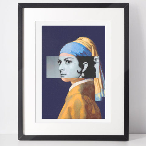 LA LOLA DE LA PERLA - LÁMINA A3 - pajaroflama LA LOLA DE LA PERLA - LÁMINA A3 - pajaroflama