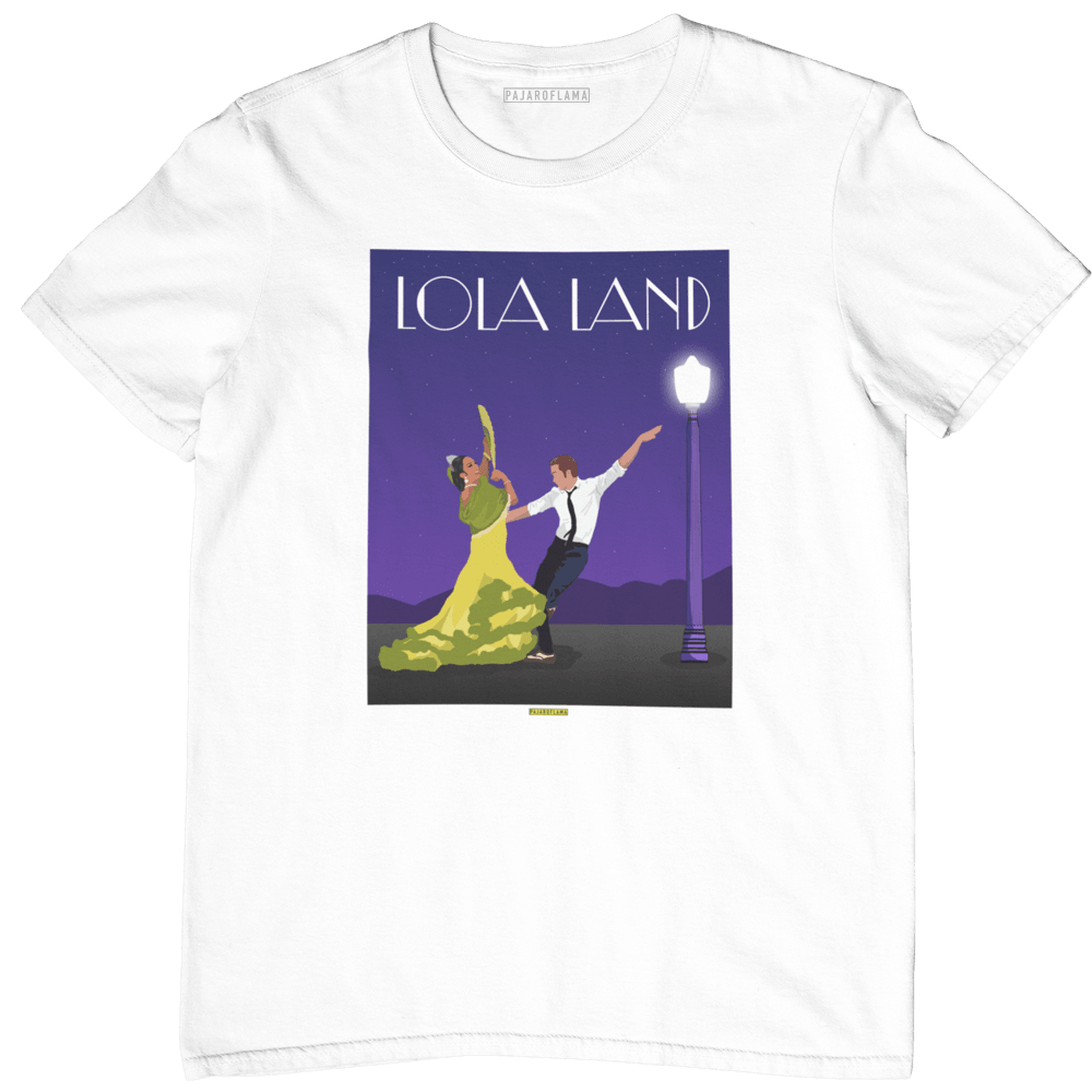 Camiseta Unisex LOLA LAND De Pajaroflama Pajaroflama camiseta-unisex-lola-land-de-pajaroflama-pajaroflama
