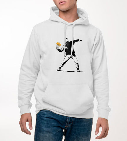 BANKSY LANZA CHURROS Sudadera