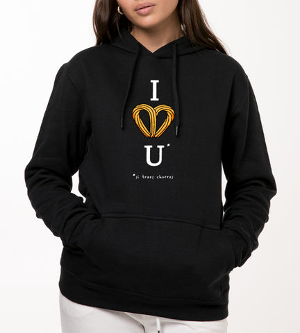I LOVE SI TRAES CHURROS Sudadera