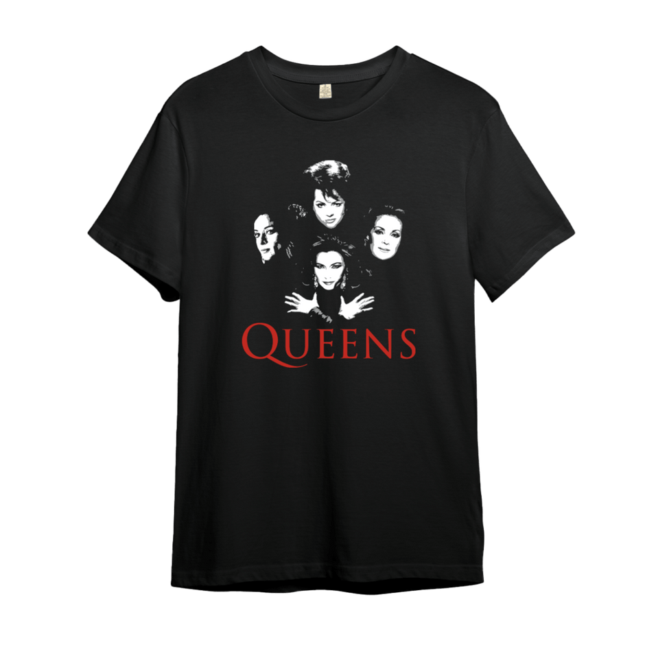 Camiseta Oficial Queen Races (Negro