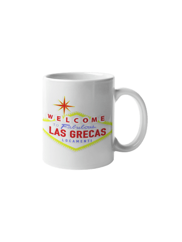WELCOME TO LAS GRECAS - taza - pajaroflama
