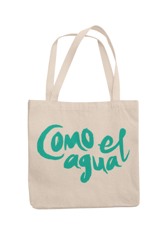 COMO EL AGUA Tote bag